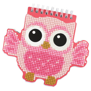 Owl Diamond Painting Notebook Kit