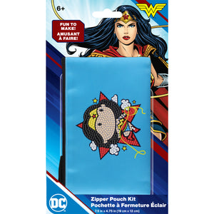 DC Justice League Wonder Woman Lasso Zip Pouch Kit