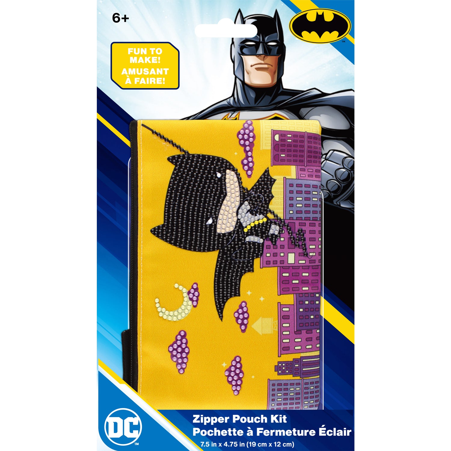 Batman Zip Pouch Diamond Painting Kit