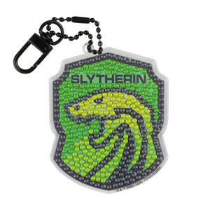 Harry Potter- Slytherin Crest Diamond Painting Key Chain Kit