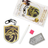 Harry Potter- Hufflepuff Crest Diamond Painting Key Chain Kit