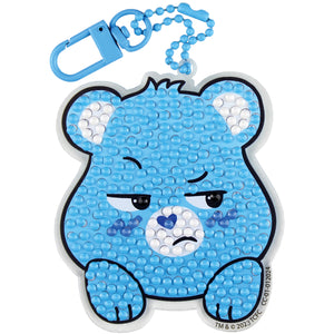 Care Bears- Grumpy Luck Bear Diamond Painting Key Chain Kit