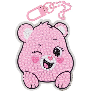 Care Bears- Love-a-lot Bear Diamond Painting Key Chain Kit