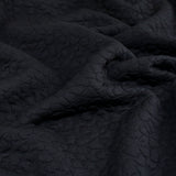 Tricot Jacquard uni - 98 % polyester/2 % élasthanne-JCS1000