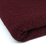 Tricot Jacquard uni - 98 % polyester/2 % élasthanne-JCS1000