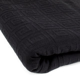 Tricot Jacquard uni - 98 % polyester/2 % élasthanne-Poids : 308 g/m²