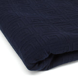 Tricot Jacquard uni - 98 % polyester/2 % élasthanne-Poids : 308 g/m²