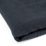 Tricot Jacquard uni - 98 % polyester/2 % élasthanne-Poids : 308 g/m²