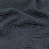 Tricot Jacquard uni - 98 % polyester/2 % élasthanne-Poids : 308 g/m²