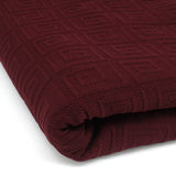 Tricot Jacquard uni - 98 % polyester/2 % élasthanne-Poids : 308 g/m²
