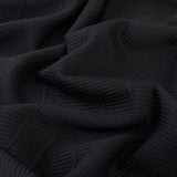 Tricot Jacquard uni - 98 % polyester/2 % élasthanne-﻿Poids : 300 g/m²-JCS1001