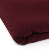 Tricot Jacquard uni - 98 % polyester/2 % élasthanne-﻿Poids : 300 g/m²-JCS1001