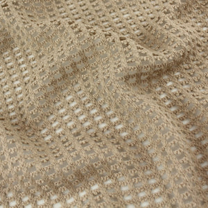 Solid Open Jacquard-99% Polyester / 1% Spandex-Knit