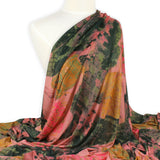 Roadside Printed Mesh-95% Polyester / 5% Spandex-50 Multi-KSS26-MS100