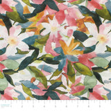 Watercolour Floral Printed Mesh-95% Polyester / 5% Spandex-50 Multi-KSS26-MS101
