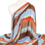 Sunset Ombre Printed Mesh-95% Polyester / 5% Spandex-50 Multi-KSS26-MS107