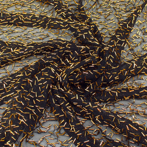 Maille brodée pailletée - 95 % polyester/5 % élasthanne - Tricot - MSEM1000