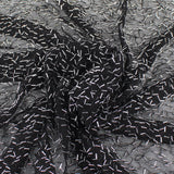 Maille brodée pailletée - 95 % polyester/5 % élasthanne - Tricot - MSEM1000