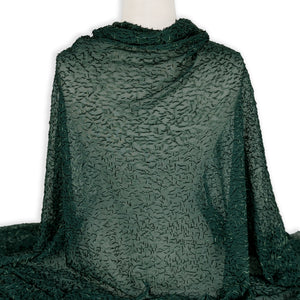 Maille brodée pailletée - 95 % polyester/5 % élasthanne - Tricot - MSEM1000