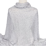 Embroidered Mesh Spangle-95% Polyester/5% Spandex-Knit-MSEM1000