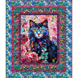 Gigi In The Garden Pretty Kitty Printed Quilt Store Panel-PI003TWW_GIGI