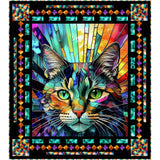 Kaleidoscope Digitally Printed Quilt Panel Sample-PI012PTCQ_KLDSP