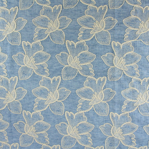 Lin poly brodé - 100 % polyester - Tissé - PLEM1000