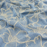 Lin poly brodé - 100 % polyester - Tissé - PLEM1000