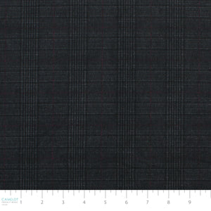 Ponte Deroma Plaid I-73% Polyester/23% Rayon/4% Spandex-Knit