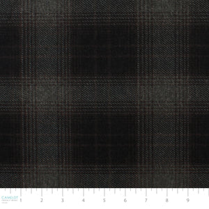 Ponte Deroma Plaid II-73% Polyester/23% Rayon/4% Spandex-Knit