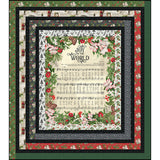 Joy to the World Digitally Printed Quilt Panel Sample-Q-047_JOY2WORLD
