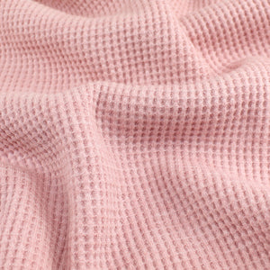 Solid Knit Waffle-50% Rayon/22% Nylon/28% Polyester-Knit