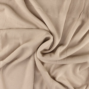 Solid Knit Waffle-50% Rayon/22% Nylon/28% Polyester-Knit