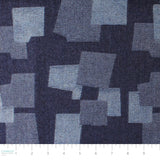 Patchwork Denim-53% Cotton/40%Poly/7%rayon-15 Dk Blue-WSS26-DEN100