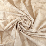 Linen Jaquard with Floral Cutout-60% Cotton/30% Rayon/10% Linen-64 Natural-WSS26-LIN103
