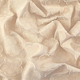 Linen Jaquard with Floral Cutout-60% Cotton/30% Rayon/10% Linen-64 Natural-WSS26-LIN103