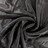 Textured Satin With Foil-100% Polyester-01 Black-WSS26-SAT100