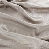 Textured Satin With Foil-100% Polyester-01 Black-WSS26-SAT100