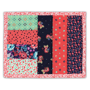 2023 June Tailor Collection-QAYG 2 1/2" Strip Mug Mats - 3/pack-Quilt As You Go Mug Mats