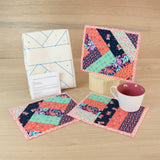 2023 June Tailor Collection-QAYG 2 1/2" Strip Mug Mats - 3/pack-Quilt As You Go Mug Mats