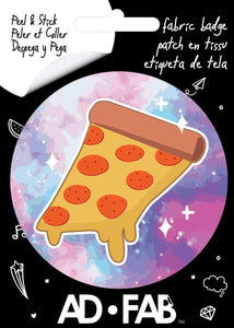 Pizza Adhesive Fabric Badge