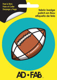 Football Adhesive Fabric Badge