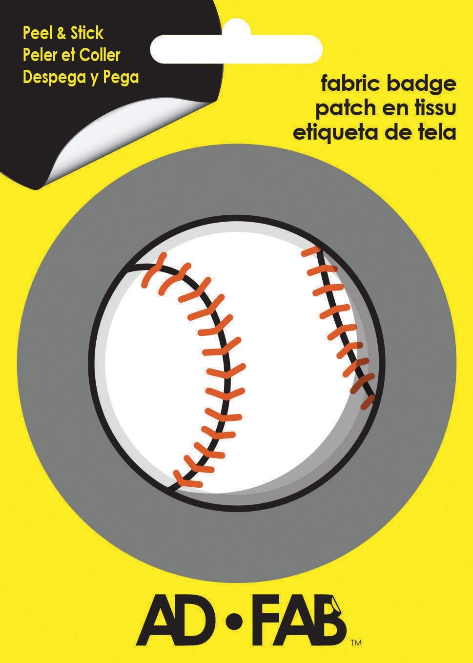 Balle de baseball - Appliqué Ad-Fab