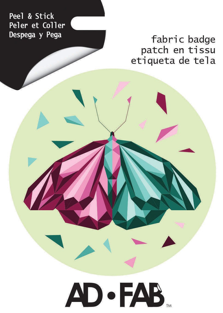 Butterfly Adhesive Fabric Badge