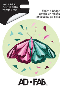 Butterfly Adhesive Fabric Badge