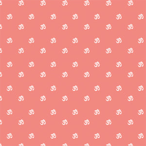 Omstoppable by CDS - 2 Yard Cotton Cut -Om- Coral