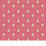 Omstoppable by CDS - 2 yard Cotton Cut - Namaste - Dark Pink