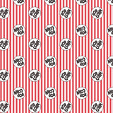 Pop by CDS - 2 Yard Cotton Cut - Logo on Stripes - Multi