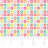 Be The Rainbow by CDS - 2 Yard Cotton Cut- Bright Xoxo - White