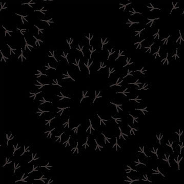 Good Cluck Collection - Textured Tonal Dot - Black - Cotton 21220308-02